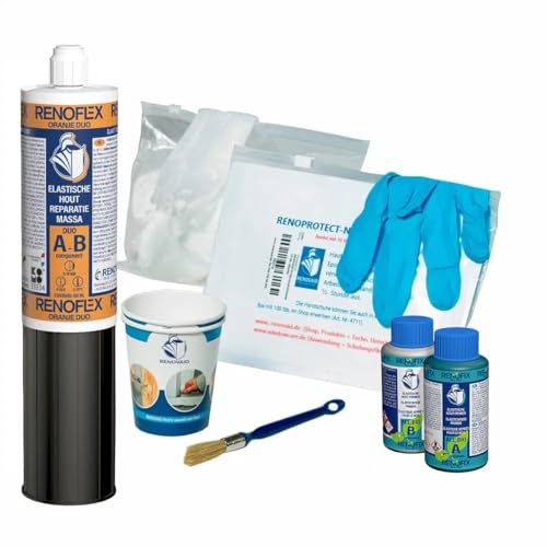 RENOVAID Renoflex Orange Duo 6 teliges Holzreparatur-Set für kl.Reparaturen