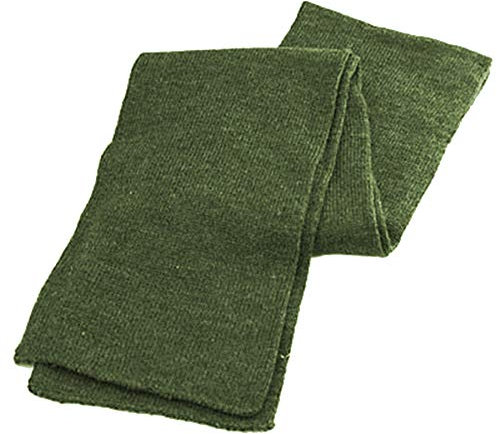 Gelante Men Classic Knit Winter Scarf Warm Double layer 2040B-Army Green