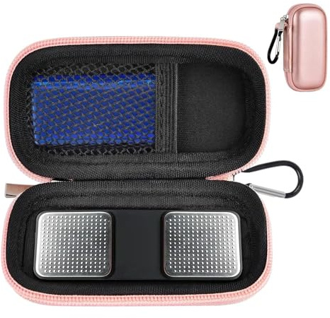 Heart Rate Monitor Case Compatible with AliveCor KardiaMobile Personal EKG/for AliveCor KardiaMobile 6L, 6L Max/for Sec Heart Monitor. Storage Holder Fits for Pill Organizer-Rose Gold (Box Only)