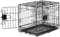 Amazon Basics XS Metal Dog Crate/Cage with Tray, Durable and Foldable Dog Cage with Double Door, Black, Extra Small 56cm (22)