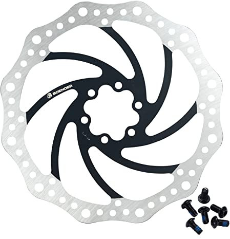 Bynccea 140mm 160mm 180mm 203mm Fahrrad Bremsscheibe mit 6 Schrauben für Mountain Rennrad MTB BMX