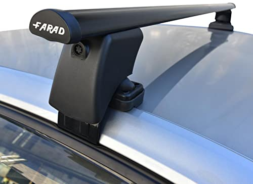 Dachträger BS + IRON2 für OPEL CROSSLAND X (5 Türer) ab 2017 bis 2021 Stahl Dachträger für Autos ohne Dachreling