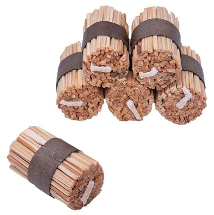 ABAZO 16 Stück ökologischer Anzünder für Holzkohlekamine, Anzündholz, Lagerfeuer, Feuer, Grills und Lagerfeuer. Holz, Harzanzündholz, natürlich – sauber – geruchlos