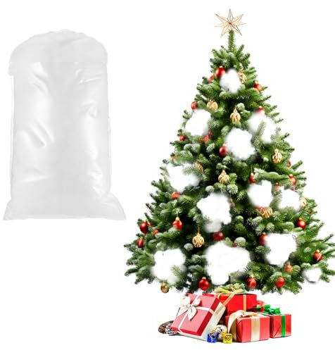 Conponous 3 Stück Federboa Weiß, 2M Weihnachtsdeko Girlande mit Federn Weiss, Flauschige Weihnachten Girlande für Weihnachtsbaum Weihnachtsdekoration Accessoires