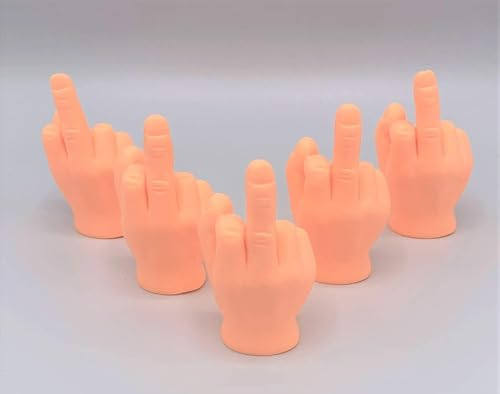 Lot de 10 petites marionnettes à doigt d'honneur miniatures, mini mains amusantes pour jeu, design amusant et réaliste pour adultes