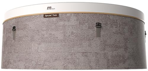TEMPO STYLE - Vasca Idromassaggio semirigida circolare Cocoon-Eco | 1.80 Ø x 0.65 H | 130 getti d'aria massaggianti | Riscaldatore | Camera d’aria e rivestimento per conservazione del calore inclusa