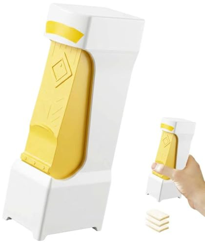 Orrdiffi Cortador de Queso y Mantequilla con Cuchilla de Acero Inoxidable Cortador Multifuncional para Quesos y Mantequilla Herramienta de Cocina Práctica Fácil de Limpiar para Desayunos y Aperitivos