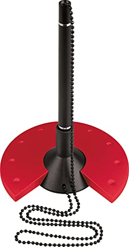helit H6359092 - Kugelschreiberständer „the base“, schwarz / rot