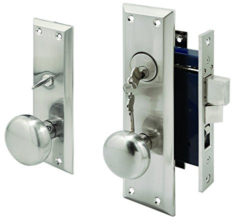 Segal SE 27590 Mortise Lock Set, Satin Nickel, Left Hand, 2-1/2 In. Backset, Surface (Single Pack)
