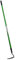 Easy Shopping® Green Draw Hoe140cm Long Carbon Steel Cultivator Black Rubber Grip Handle