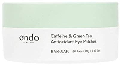 Ondo Beauty 36.5 Parches antioxidantes para ojos con cafeína y té verde - 90 ml