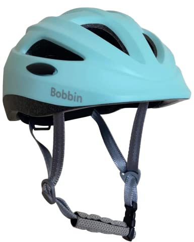 Bobbin Bike Helmet Lightweight Adult Mens Ladies Sport Kids Helmet Boys and Girls Bicycle Cycle Helmet Skylark Safety 13 Vents with Adjustable Strap (M, Green)