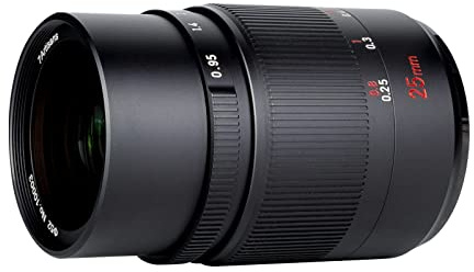 7artisans Obiettivo a focale fissa manuale grandangolare APS-C da 25 mm F0.95 compatibile con fotocamere mirrorless Leica L-Mount