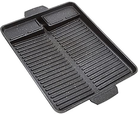 Bandeja antiadherente portátil coreana para barbacoa, butano, cocina, fiesta, picnic, terraza, playa, barbacoa