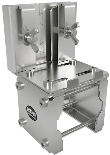 KDR Produktgestaltung Support d'éventail de Balcon en Acier Inoxydable - Rond et carré - Support de Rangement pour éventails de Balcon - 140 cm x 140 cm - Fixation sûre sur la Balustrade