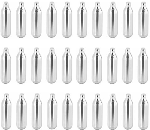 Pack 30 Unthreaded Non Threaded 8g Soda Sparklets Siphons Homebrew Beer Pump Dispenser CO2 Cartridges