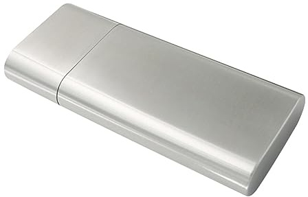 NULYLU Tube à cigares en acier inoxydable - À paroi épaisse - Étanche à l'air - Étui de voyage classique pour le rangement des cigares et boîte cadeau
