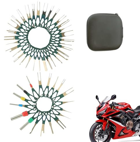 Kit d'outils de retrait de goupille de connexion | 38 connecteurs électriques légers pour extracteurs importants, accessoires pour