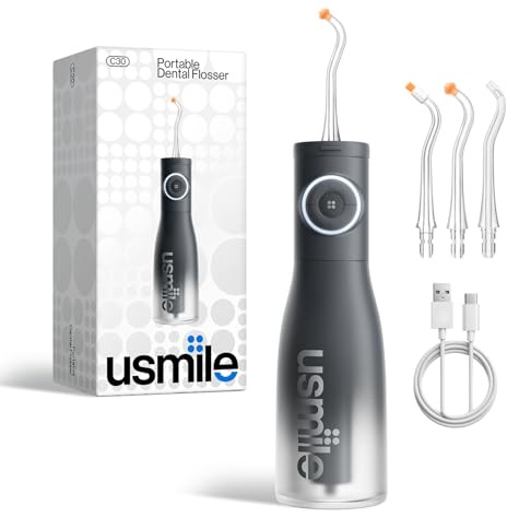 usmile C30 Jet Dentaire Hydropulseur Sans Fil 300 ML