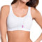 LIPOELASTIC PI Active - Compression Bra Post-Surgery | Sports Bra for Women | Post-Surgery Bra for Women with Front Closure White
