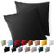 Blumtal Kissenbezug 65 x 65, 2 Stück - Oeko-TEX zert. Kissenbezüge 100% Mikrofaser in extra weich & waschmaschinenfest - Bezug Kissen 65x65 Anthrazit