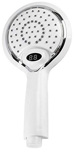 SlimpleStudio Douchette LCD LED Douche À Main Portable Pomme De Douche avec Température D'affichage Numérique 3 Couleurs Eau Changement Powered Douche Sprinkler Pommeau Douche
