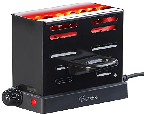 Duvence Kohlenanzünder: Profi-Kohleanzünder für Shishas, 800 Watt, 5 Heizstufen (Shisha Kohle Anzünden, Kohlegrill, Grillplatten)