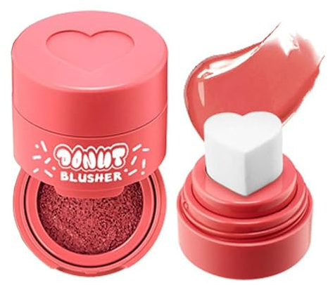 Stamp Liquid Blush Stamp Blush Mit Herzförmigem Applikator Natürliches Und Langanhaltendes Rouge, Leichtes Und Luftiges Make-up-Geschenk Für Frauen (4)