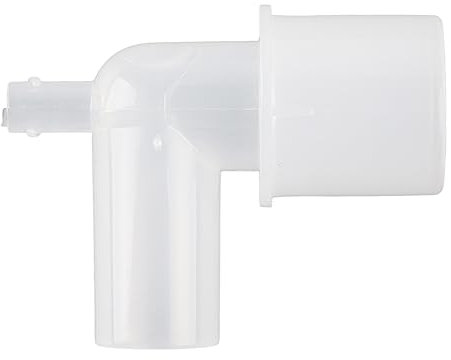 L Shaped Plastic Hose Connector Breathing Tube Connection Adapter for Ventilation Tube Respiratory Equipment Connector