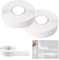 Calenxy 40M*5CM Nahtabdeckband Trockenbau, 2 Stück Fugenband Selbstklebend Kantenschutz Eckschiene für Trockenbau, Gipskarton, PVC Dichtungsband, Fugenband Selbstklebend zum Verbinden von GK-Platten