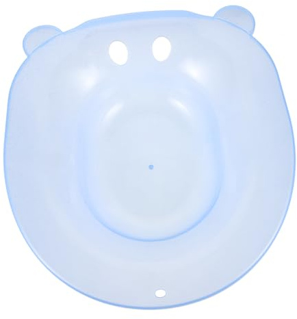 BESTYASH Bidé Plástico Transparente Baño De Asiento Para Cuidado Posparto Para Embarazadas y Personas Mayores Fácil De Usar El Hogar