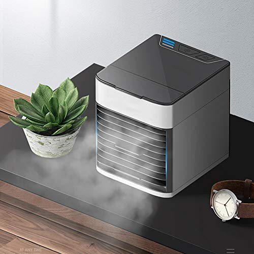 DUYER Enfriador De Aire, Ventilador De Aire Acondicionado De Enfriamiento USB, Aerosol De Soplador De Aire DoméStico PequeñO, AutomóVil En La Cama del Dormitorio Estudiantil