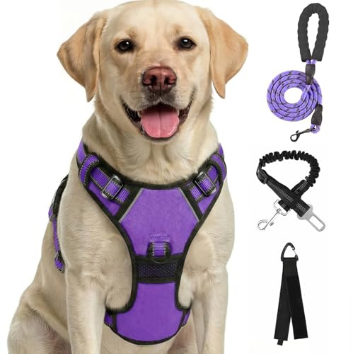 FURRYFECTION arnés para Perros Grandes, Anti-tirón, Transpirable y a Prueba de Escapes, Ideal para Correr y Paseos Seguros
