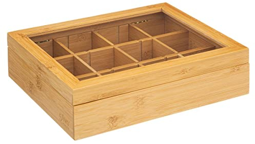 5five - boîte à thé 12 compartiments bambou