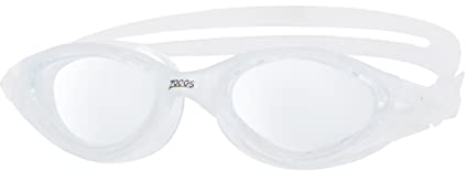 Zoggs Panorama Schwimmbrille Erwachsene, Herren und Damen – UV-Schutz, Antibeschlag, Bequemer, Auslaufsicherer Sitz, Schnell Verstellbares Kopfband, 180° Rundumsicht, Klares Glas/Klar