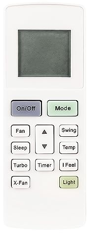 Mando Aire Acondicionado Compatible con GREE Montana Daitsu Hiyasu AC YAW1F YAW1F1 DS-9UIDN DS12UI-DN DS-12KDB DS18K-DB DS18UI-DA-W GWH09AAB-K6DNA2B/I GWH07ACA-K3NNA1A DS18UI-DA DS-18UIDA