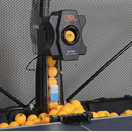 Bordtennisrobot – automatisk ping-pong bollmaskin för övning med återvinningsnät