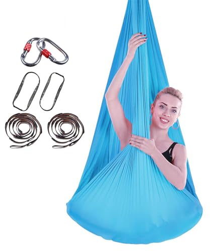 Aerial Yoga-duk för hängande akrobatik och trapeze-gunga användning – tyg med låg stretch för styrka och flexibilitet