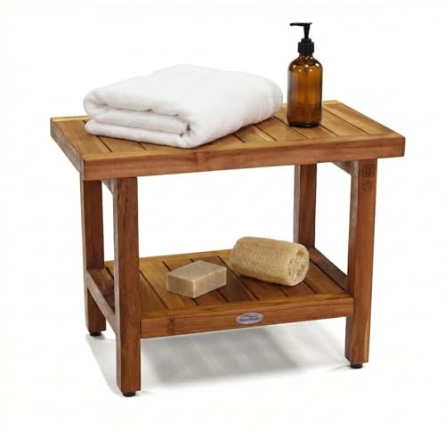 AquaTeak Spa 24 Teak Shower Bench