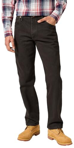 Wrangler Herren Jeans 13MWZ, Original Regular Bootcut Fit, Straight Leg, Black Chocolate, 34W / 30L