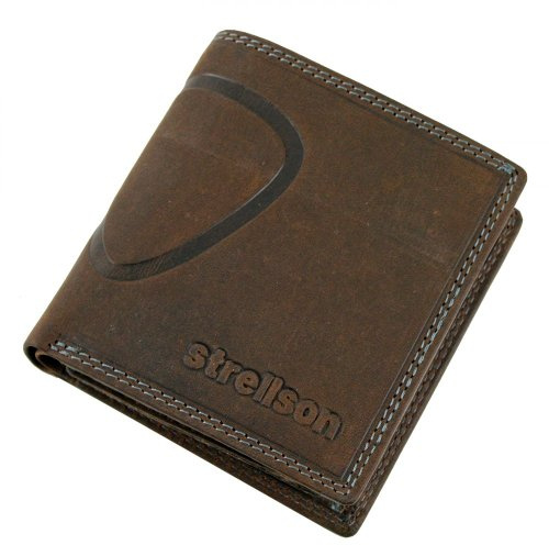 Strellson Baker Street Billfold Q7 4010000047 Herren Geldbörsen 9.5 x 10 x 2.5 cm (B x H x T), Braun (dark brown 702)