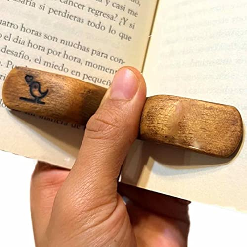 cypreason Porte-Livre en Bois | Séparateur Livres en Bois - Outil d'ouverture Livre léger, Accessoires Livre, Cadeaux pour Les Amoureux des Livres, Accessoires Lecture pour Enfants