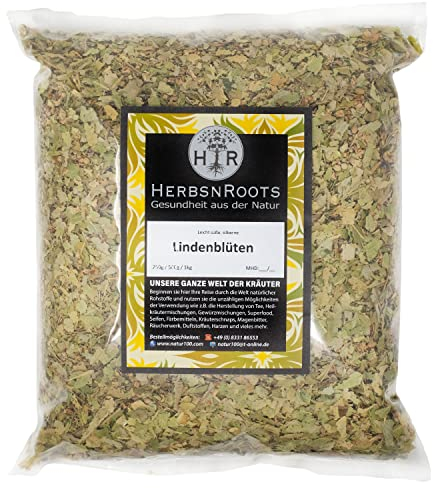 Lindenblüten silber 500g • Ruhe Kräutertee • hoher Wirkstoffanteil • ähnlich Schwedenkräuter • HerbsnRoots