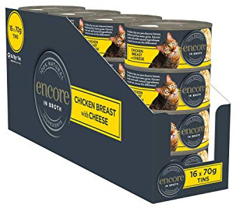 Encore Cat Tin 1 x (16 x 70 g) Chicken with Cheese – Europa