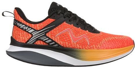 MBT Huracan 3 LACE UP Herren Sportschuhe. Anatomische und Bequeme Laufschuhe. Physiologisches Schuhwerk für Komfort und Stabilität mit gebogener Sohle. Lauf-Sneakers. Farbe Orange