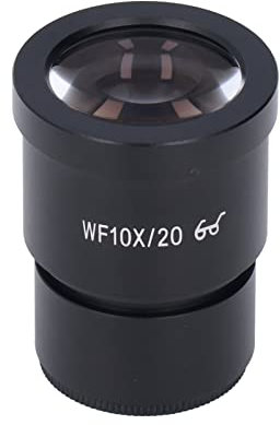 Mikroskopobjektiv WF10X/20 Mikroskopobjektiv, Weitwinkelokular Mikroskopokulare Mikroskopobjektiv Labor-Stereomikroskopobjektiv 30-mm-Schnittstelle Hoher Austrittspunkt Weitwinkel