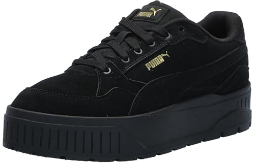 Puma Women's Karmen II Idol, Suede-Puma Black-Puma Black, 11