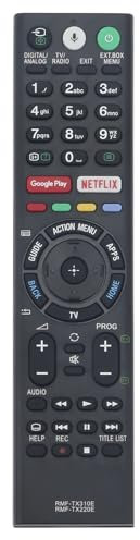 AULCMEET Télécommande,RMF-TX310E RMF-TX220E Nouvelle télécommande vocale remplaçable pour fit for Sony Bravia 4K UHD TV KD-55XF7596 KD-55XF8096 KD-55XF8505 KD-55XF8577 KD-55XF8588 KD-55XF8596