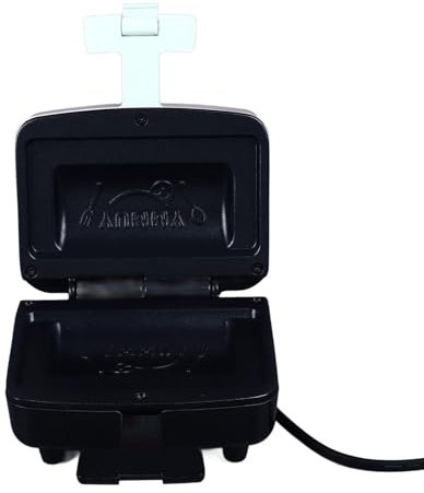 Naroote panini Fabricante, Conector de la UE, 220 V, Mini Fabricante de Sándwiches, Ahorro de Espacio, Eficiente para en Casa (verde claro)