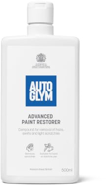 Autoglym Advanced Paint Restorer, Polishing Compound, 500ml | Removes Haze, Swirl Marks & Light Scratches While Restoring Paint Colour & Gloss – Apply by Hand or Dual Action Polisher